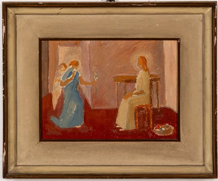 Luigi Aversano (Grumo Nevano 1894 - Roma 1978)  - L'annunciazione, 1936