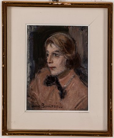 Lino  Baccarini (Gonzaga  1893 - Milano 1973)  - Testina,  