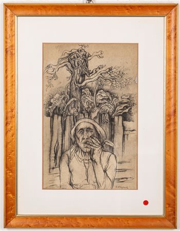 Antonio Stagnoli (Bagolino 1922 - 2015)  - Figura femminile,  