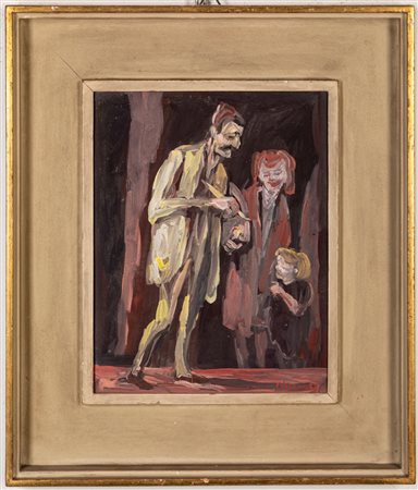 Arnoldo  Ciarrocchi (Civitanova Marche 1916 - 2004)  - Ritratto della famiglia,  