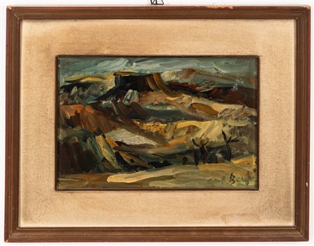 Alfonso Borghi (Reggio Emilia 1944)  - Paesaggio, 1969