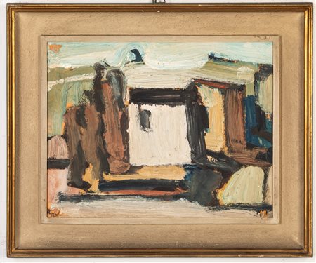 Ugo Recchi (Bergamo 1914 - Milano 1961)  - Paesaggio, 1950