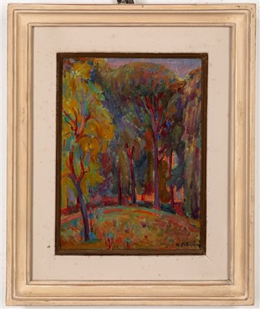 Guglielmo Pellegrini (Udine 1901 - 1963)  - Giardino, 1949