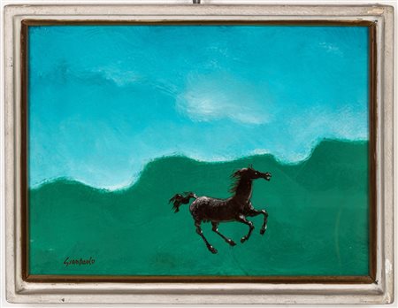 Gianpaolo  Lazzaro (Padova 1911 - Milano 1977)  - Cavallino,  