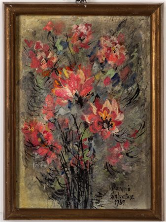 Ada Daverio Salvatore (Roma 1899 - 1988)  - Fiori,  