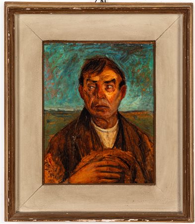 Nemesio Orsatti (Ferrara 1912 - 1988)  - Contadino emiliano, 1952