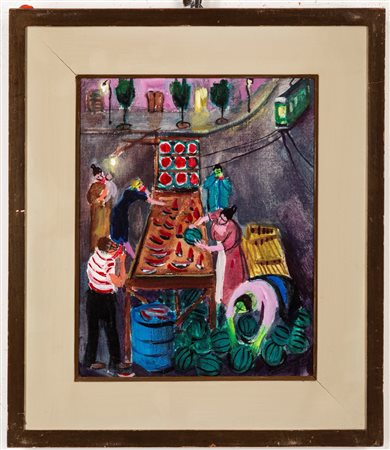 Giovanni Consolazione (Gravina in Puglia 1908 - Roma 1964)  - La cocomeraia, 1952