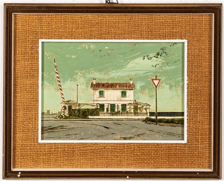 Bruna Calci (Milano 1911 - 1993)  - Casello ferroviario n 39, 1970