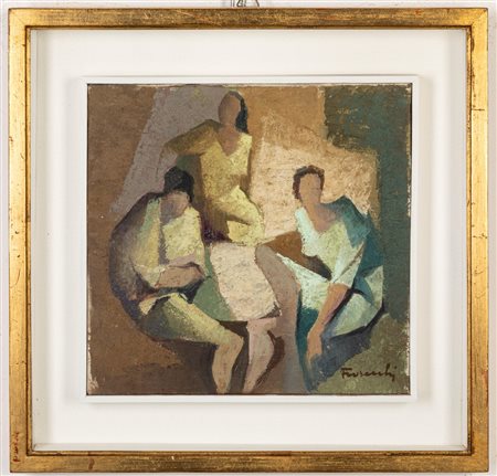 Paolo Frosecchi (Firenze 1924 - 1991)  - Conversazione,  