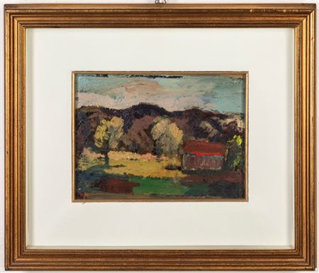 Luciano Blotto (Bellagio 1920 - Torino 1986)  - Paesaggio,  