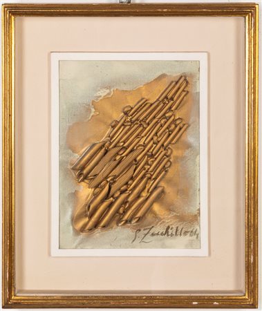 Giuseppe Zecchillo (San Paolo, Brasile 1929 - Milano 2011)  - Concetti spaziali, 1964