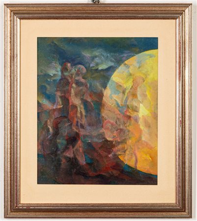 Franco Vasconi (1920 - 2014)  - La luna oggi, 1969