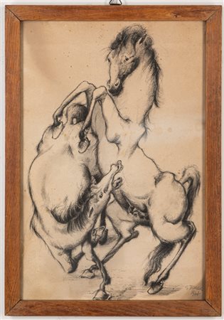 Nino Strada ( )  - Lotta di cavalli, 1948