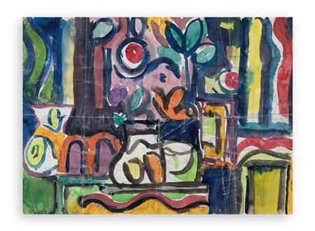 POMPEO BORRA (1898-1973) - Forme e colori n.1, 1956