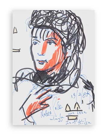 IBRAHIM KODRA (1918-2006) - Senza Titolo, 1987