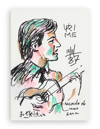 IBRAHIM KODRA (1918-2006) - Ricordi di una sera, 1987