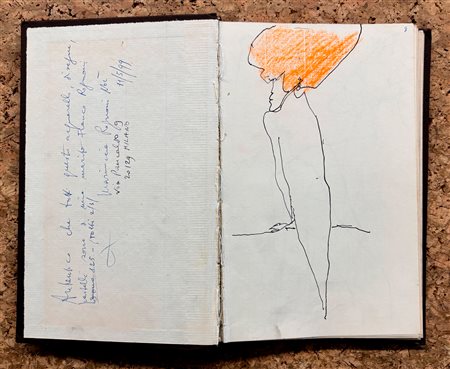 FRANCO ROGNONI - Taccuino di 40 disegni