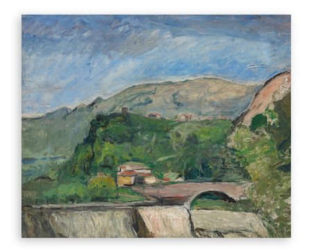 ARTURO TOSI (1871-1956) - Senza Titolo (Ponte a Fiorano), 1928