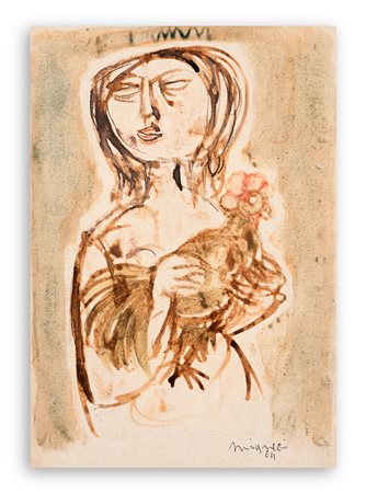 GIUSEPPE MIGNECO (1908-1997) - Senza Titolo, 1964