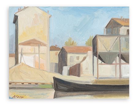 ATTILIO ROSSI (1909-1994) - Senza Titolo (Paesaggio)