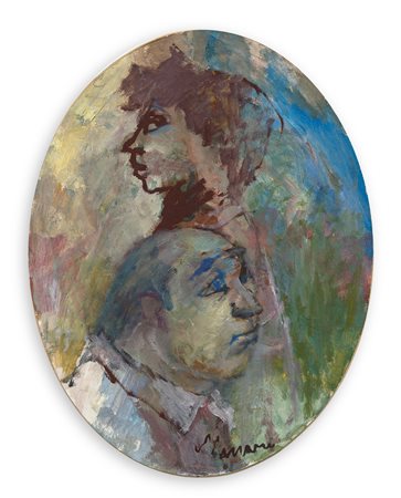 MINO MACCARI (1898-1989) - Senza Titolo, anni '80