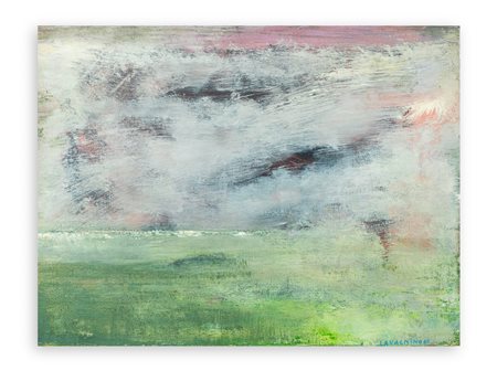 PIERLUIGI LAVAGNINO (1933-1999) - Cielo d'inverno (ad Antibes), 1961