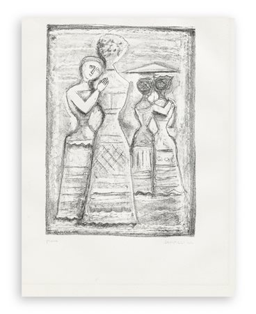 MASSIMO CAMPIGLI (1895-1971) - Gelosia, 1944