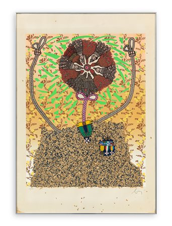 ENRICO BAJ (1924-2003) - Marceline Desbordes-Valmore, 1975