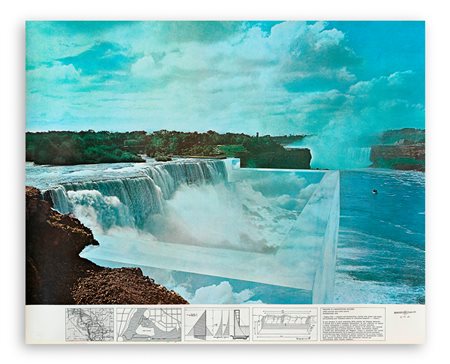 SUPERSTUDIO GROUP (1966-1986) - Niagara o l'architettura riflessa (la seconda serie della natura), 1970