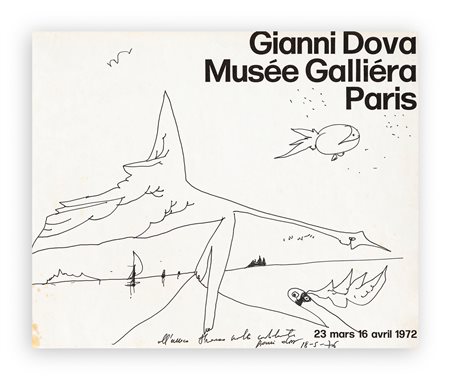 GIANNI DOVA (1925-1991) - Senza Titolo, prima metà anni '70