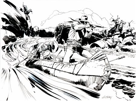 ITMatita e china su cartoncino cm 34x25. Illustrazione originale pubblicata a...