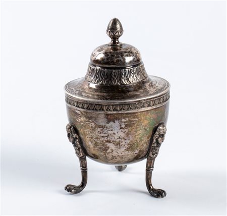  Zuccheriera italiana in argento - Napoli, 1808-1823