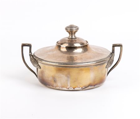  Legumiera impero francese in argento - Parigi, 1819-1838