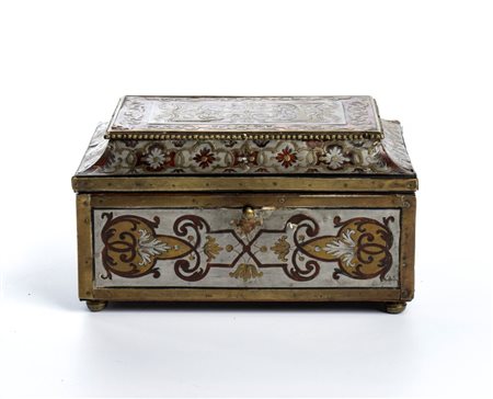  Scrigno intarsiato in tartaruga - Italia settentrionale, fine XVII secolo