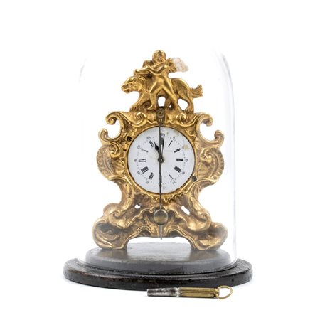  Orologio da tavolo con campana - XIX secolo