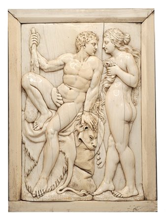  Placca in avorio - Area Fiamminga, XVII secolo