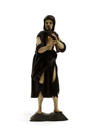  Scultura in legno e avorio - Germania, XVIII secolo