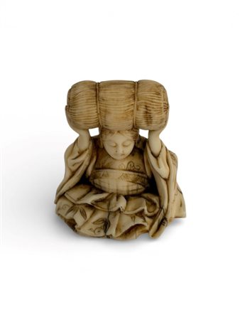  Netsuke in avorio - Giappone, periodo Meiji