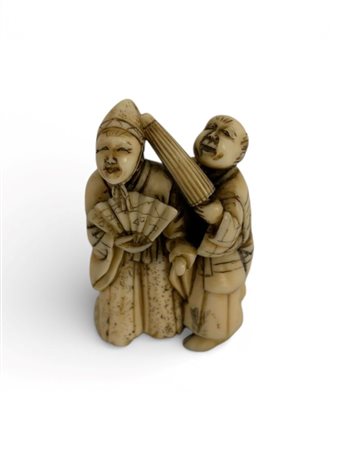  Netsuke in avorio - Giappone, Periodo Meiji, 1868-1912