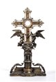  Croce reliquiario in argento  - Europa centrale, XIX secolo