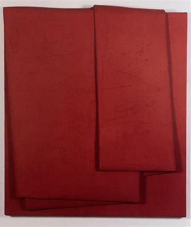 CESARE BERLINGERI, "Sul rosso piegato", 2009