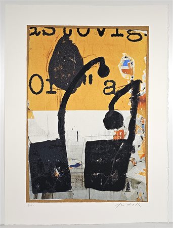 Mimmo Rotella “Mirò in Nero”