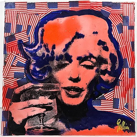 ROLANDO PELLINI. Omaggio a M. Monroe 
