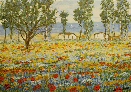 MICHELE CASCELLA "Podere a Ortona" 1984