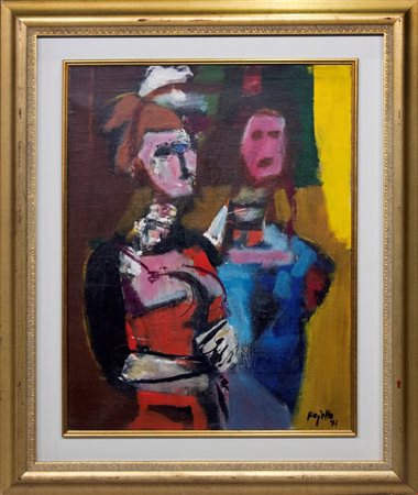 Guido Pajetta, Figure, 1971
