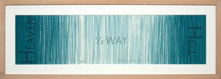 Edward Ruscha, Hell 1/2 Way Heaven (Parkett n.18 - 2/100), 1988
