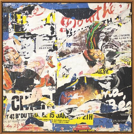 Jacques Villegle', Rue Michel Lecomte, 1987