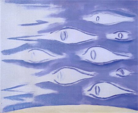 Virgilio Guidi, Occhi nello spazio, 1971
