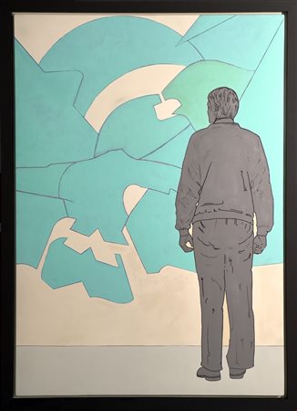 Renato Mambor, Testimone oculare acqua marina, 2006
