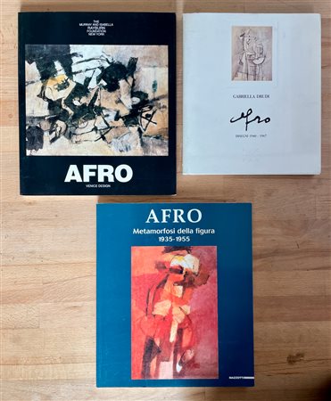 AFRO BASALDELLA - Lotto unico di 3 cataloghi: